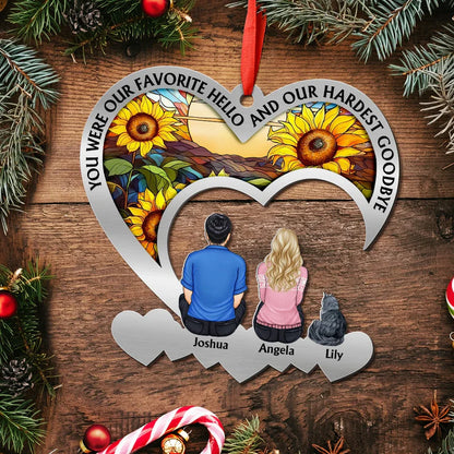 Personalisierter Weihnachtsschmuck – Erinnerungs- und Beileidsgeschenk für Haustiere