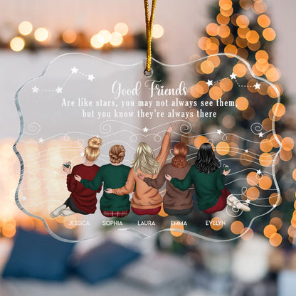 Personalisierte Weihnachtsdeko – Dankesgeschenk für Freundinnen und Schwestern