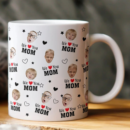 Personalisierte Tasse – Kindergesichter