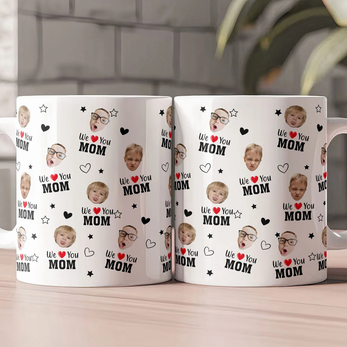 Personalisierte Tasse – Kindergesichter