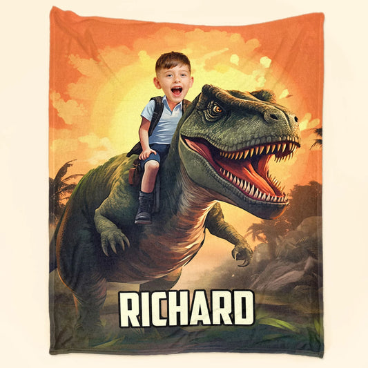 Personalisierte Decke – Dinosaurier