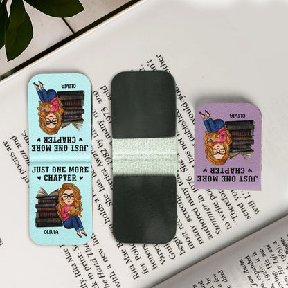 Personalisiertes magnetisches Lesezeichen aus Leder – Nur noch ein Kapitel