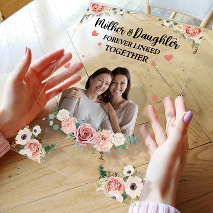 Personalisiertes Acrylschild – Mutter & Kind