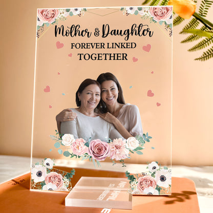 Personalisiertes Acrylschild – Mutter & Kind