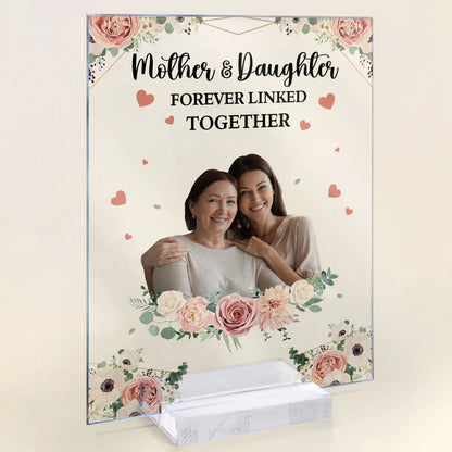 Personalisiertes Acrylschild – Mutter & Kind