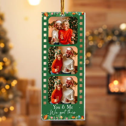Personalisierte Weihnachtsdeko – Fotostreifen