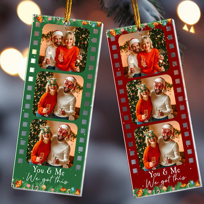 Personalisierte Weihnachtsdeko – Fotostreifen