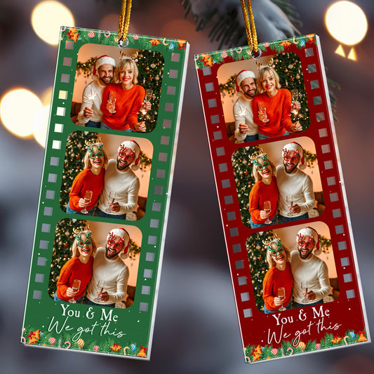 Personalisierte Weihnachtsdeko – Fotostreifen