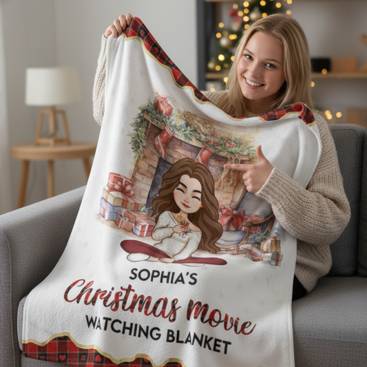 Personalisierte Decke – Meine Weihnachtsfilm-Decke