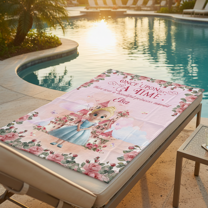 Personalisierte Decke – Schöne Prinzessin