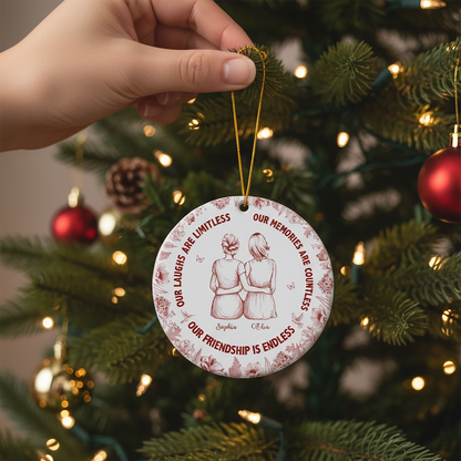 Personalisierte Weihnachtsdeko – Grenzenlose Schwestern