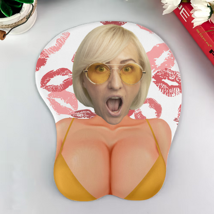 Personalisiertes 3D-Mauspad mit Foto – Für sie