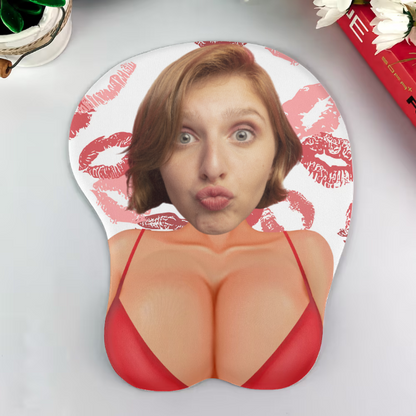 Personalisiertes 3D-Mauspad mit Foto – Für sie