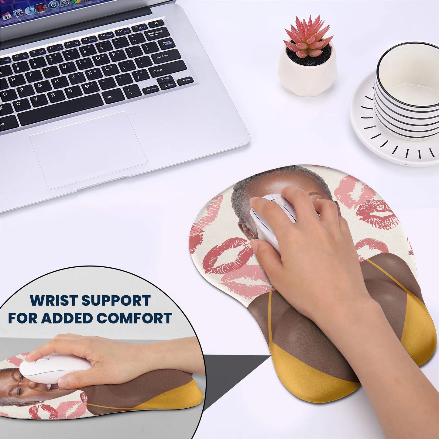 Personalisiertes 3D-Mauspad mit Foto – Für sie