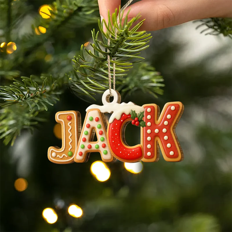 Personalisierter Weihnachtsschmuck – Weihnachtsbrief