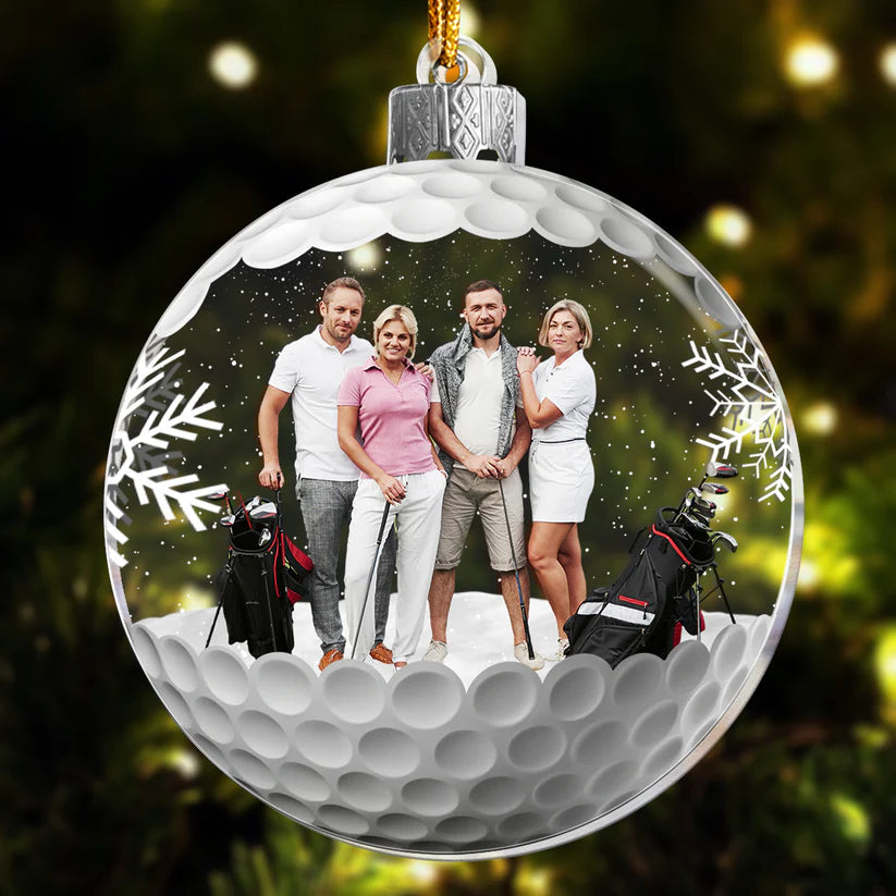 Personalisierte Weihnachtsdeko – Golf