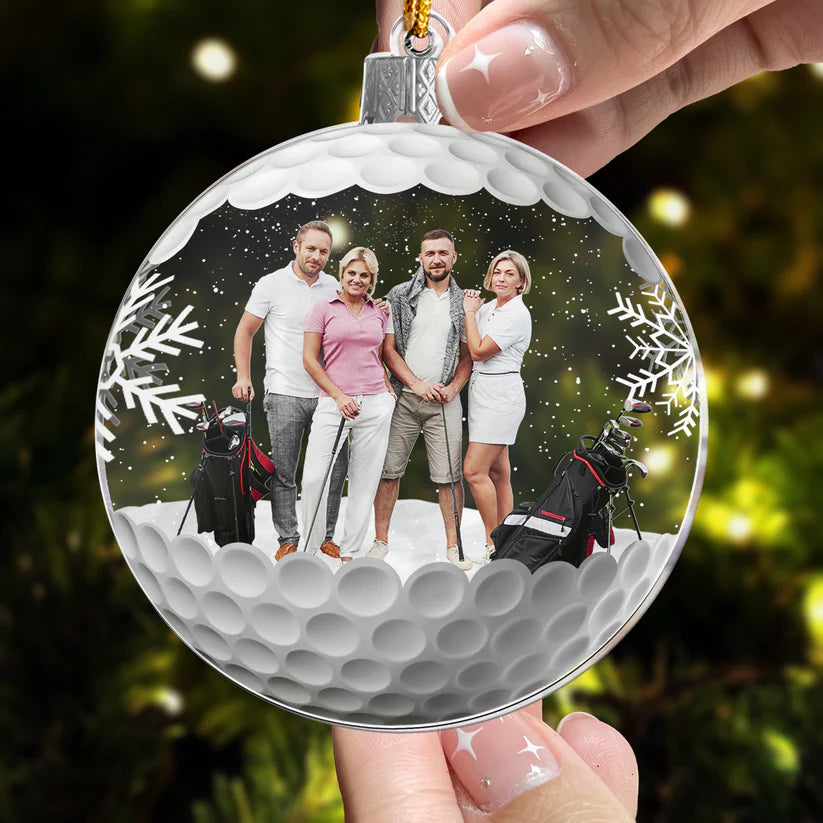 Personalisierte Weihnachtsdeko – Golf