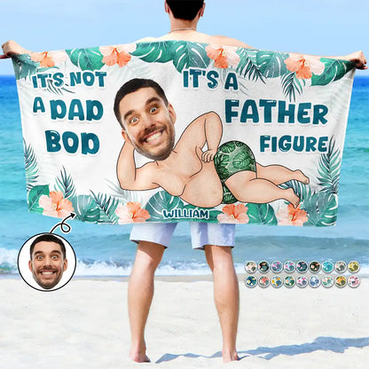 Personalisiertes Handtuch – Kein Papa-Bauch