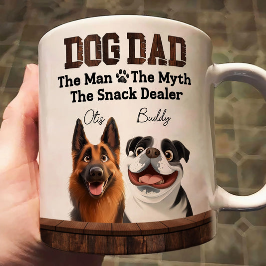 Personalisierte Tasse – Hundepapa