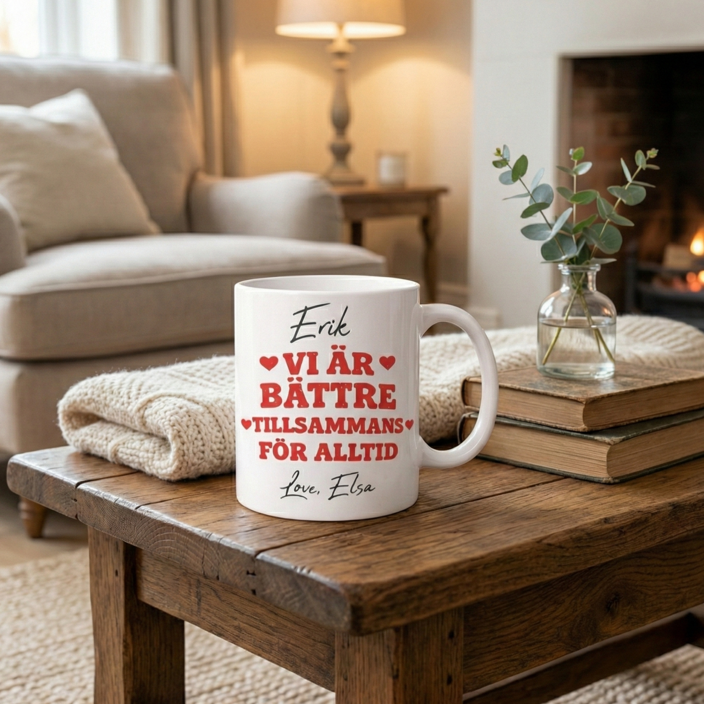 Personalisierte Tasse – Für immer zusammen