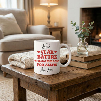 Personalisierte Tasse – Für immer zusammen