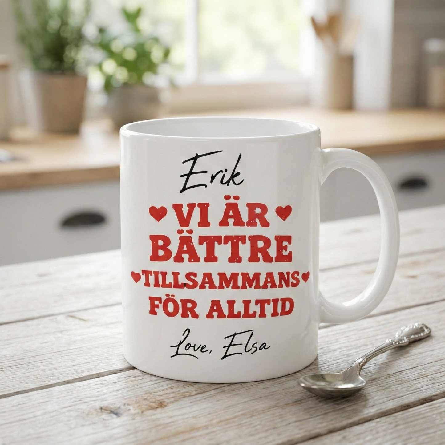 Personalisierte Tasse – Für immer zusammen