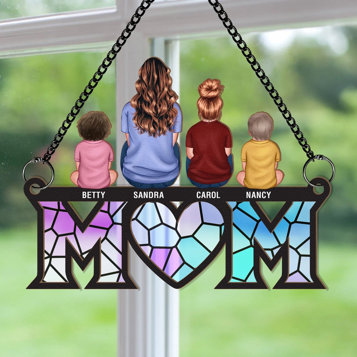 Personalisierter Sonnenfänger – Die Liebe zwischen Mutter und Kind