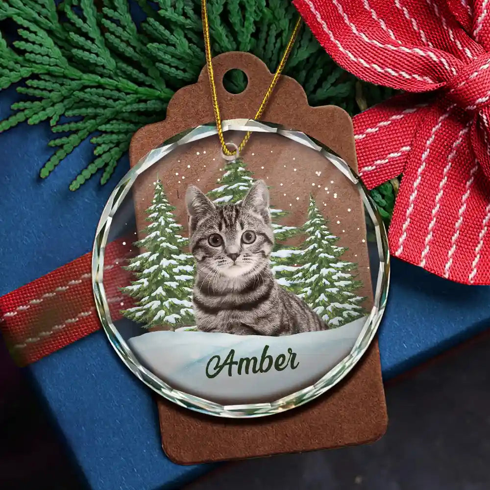 Personalisierte Weihnachtsdeko – Haustier mit eigenem Foto