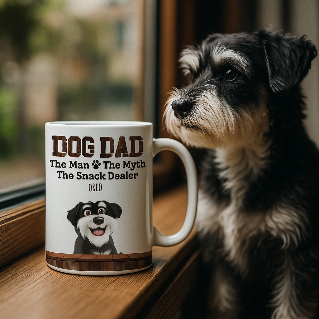 Personalisierte Tasse – Hundepapa