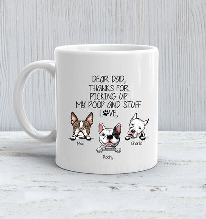 Personalisierte Tasse – Hundepapa