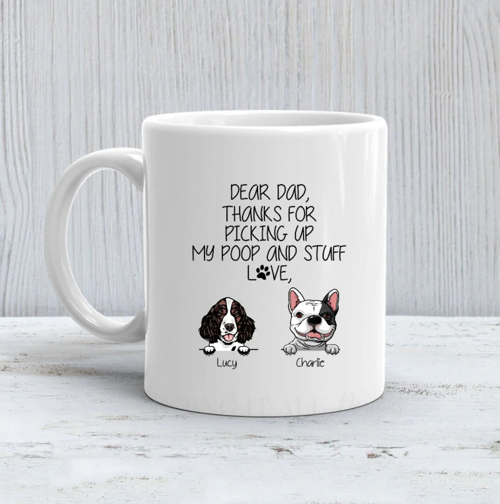 Personalisierte Tasse – Hundepapa