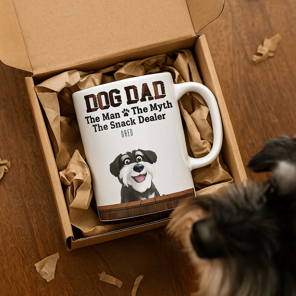 Personalisierte Tasse – Hundepapa