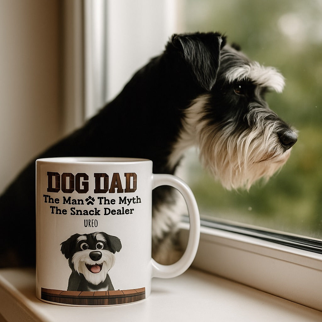 Personalisierte Tasse – Hundepapa