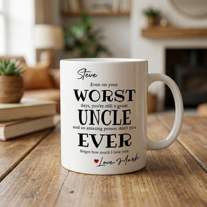 Personalisierte Tasse – Lustiges Geschenk für die Familie