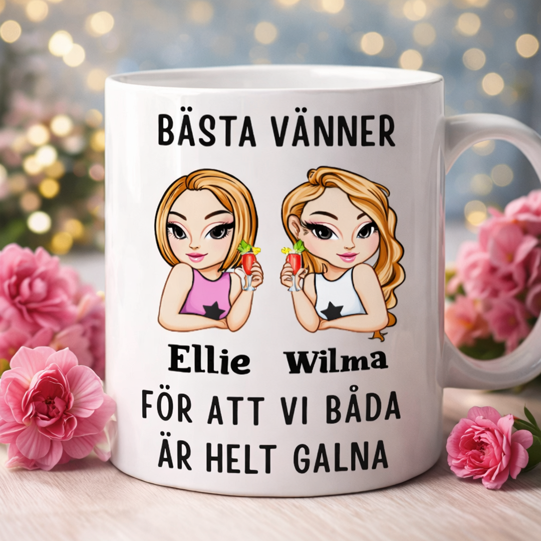 Personalisierte Tasse – Freundschaftsgeschenk