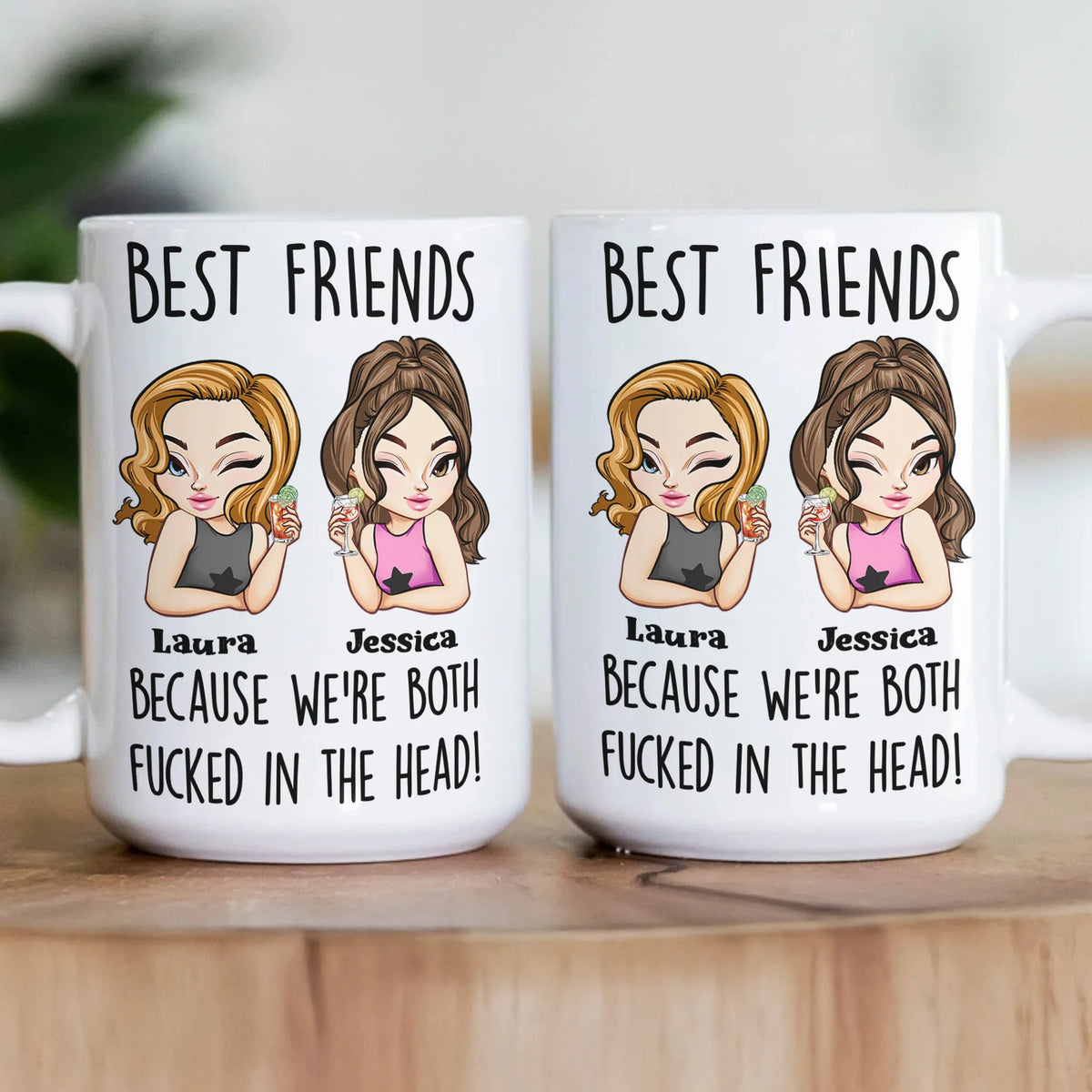 Personalisierte Tasse – Freundschaftsgeschenk
