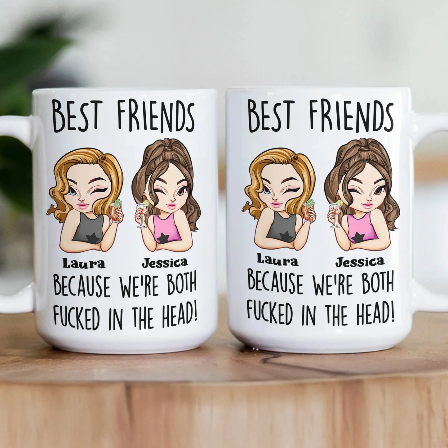 Personalisierte Tasse – Freundschaftsgeschenk