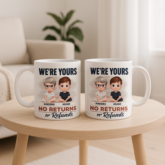 Personalisierte Tasse – Wir sind eure