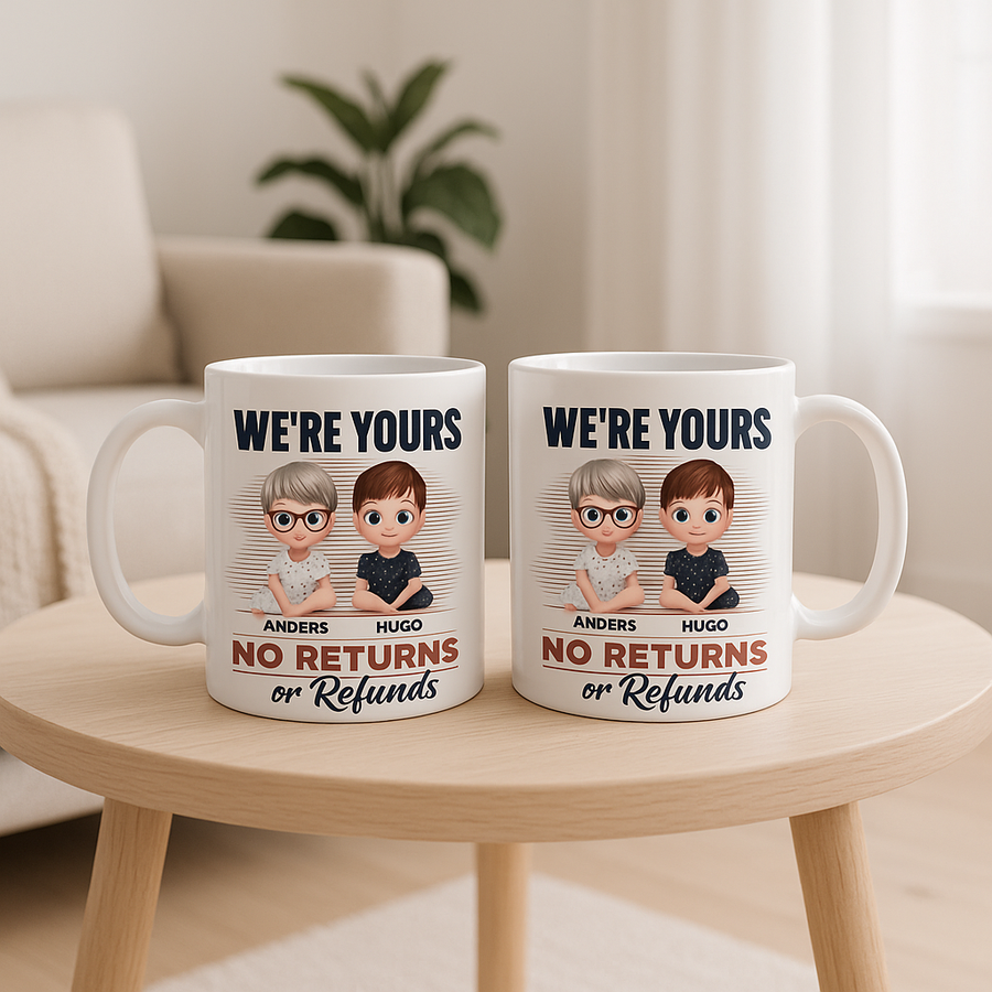 Personalisierte Tasse – Wir sind eure