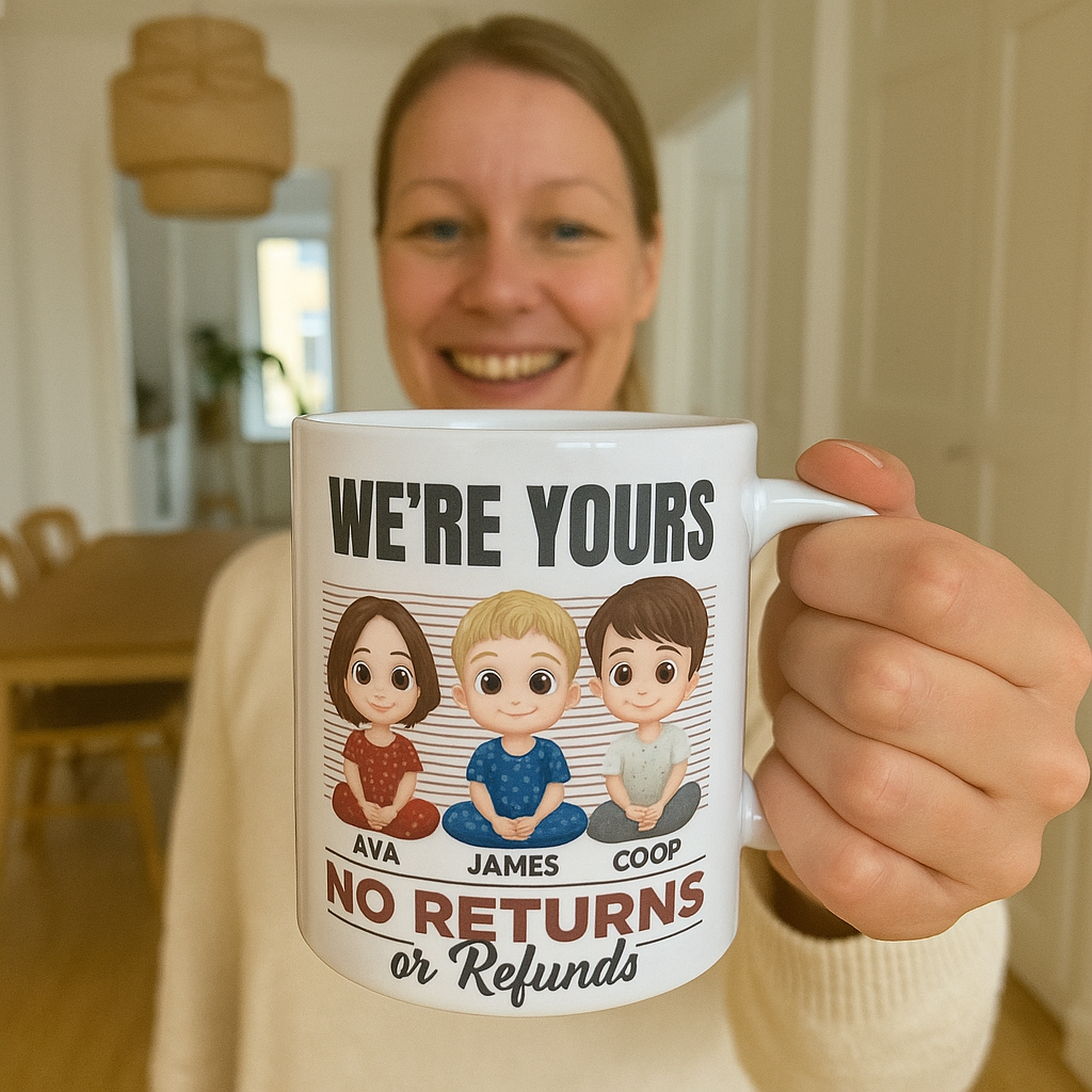 Personalisierte Tasse – Wir sind eure