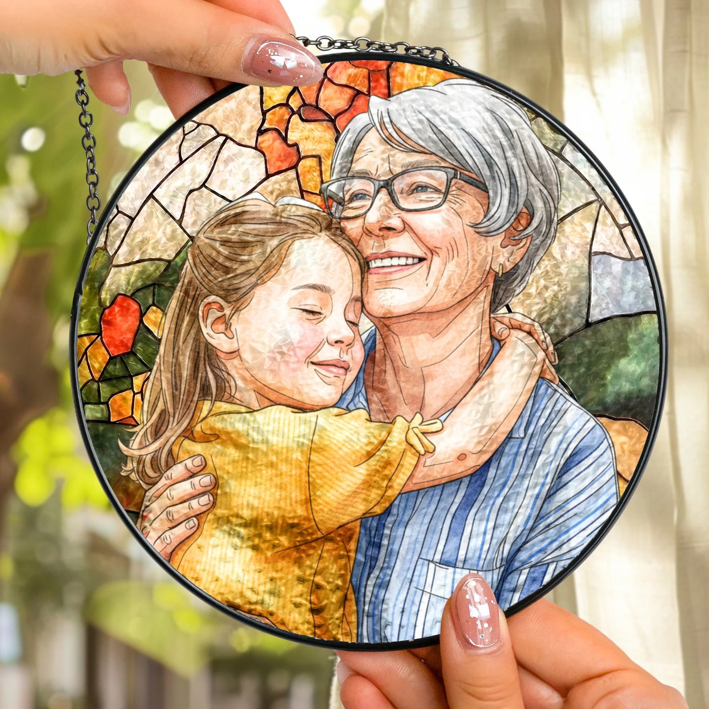 Personalisierter Sonnenfänger – Familiengeschenk (Muttertagsidee)