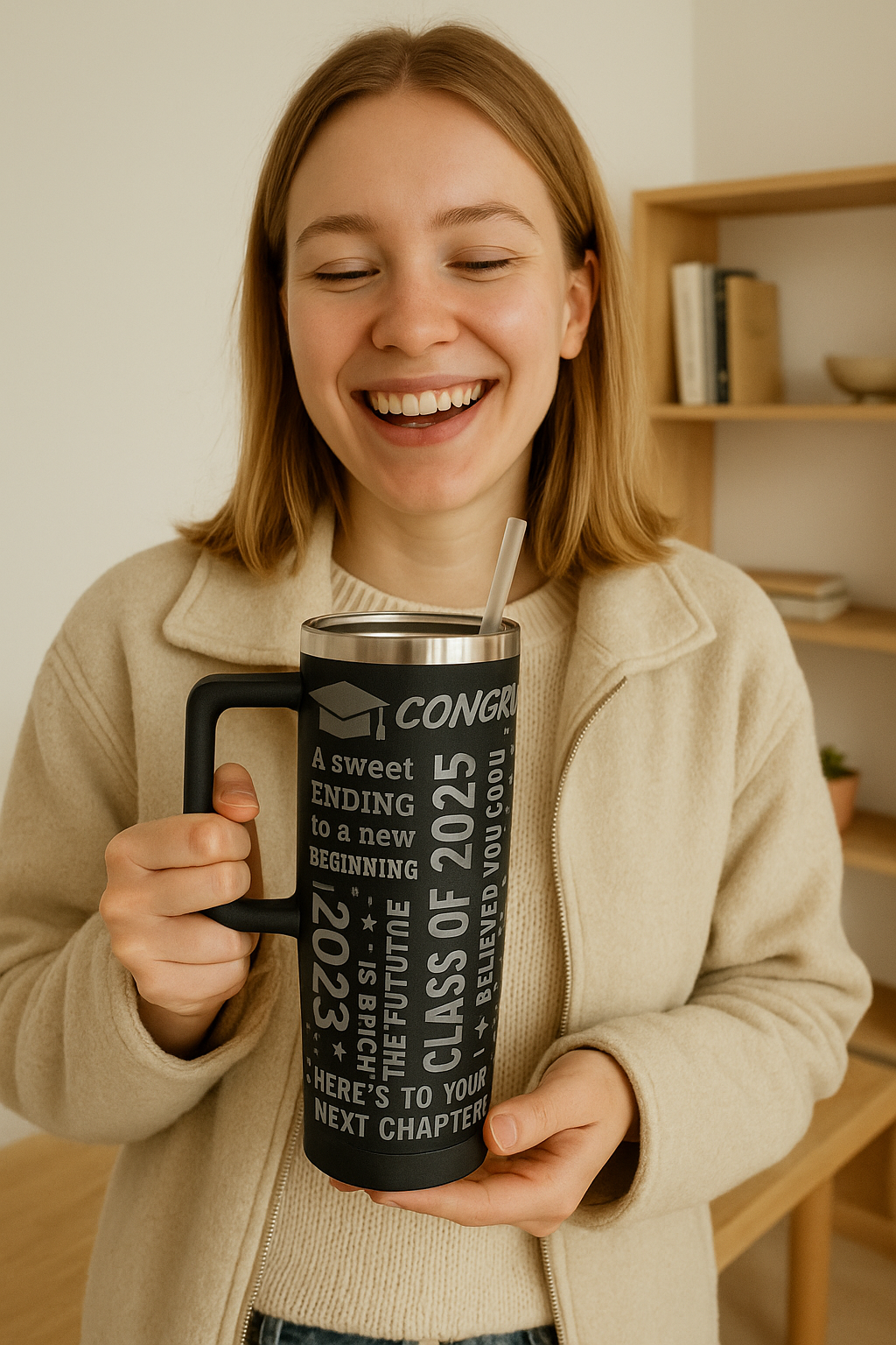 Personalisierter Thermobecher – Abschlussgeschenk