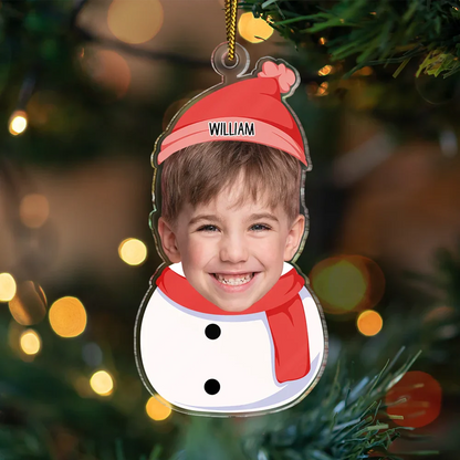 Personalisierte Weihnachtsdeko – Schneemann