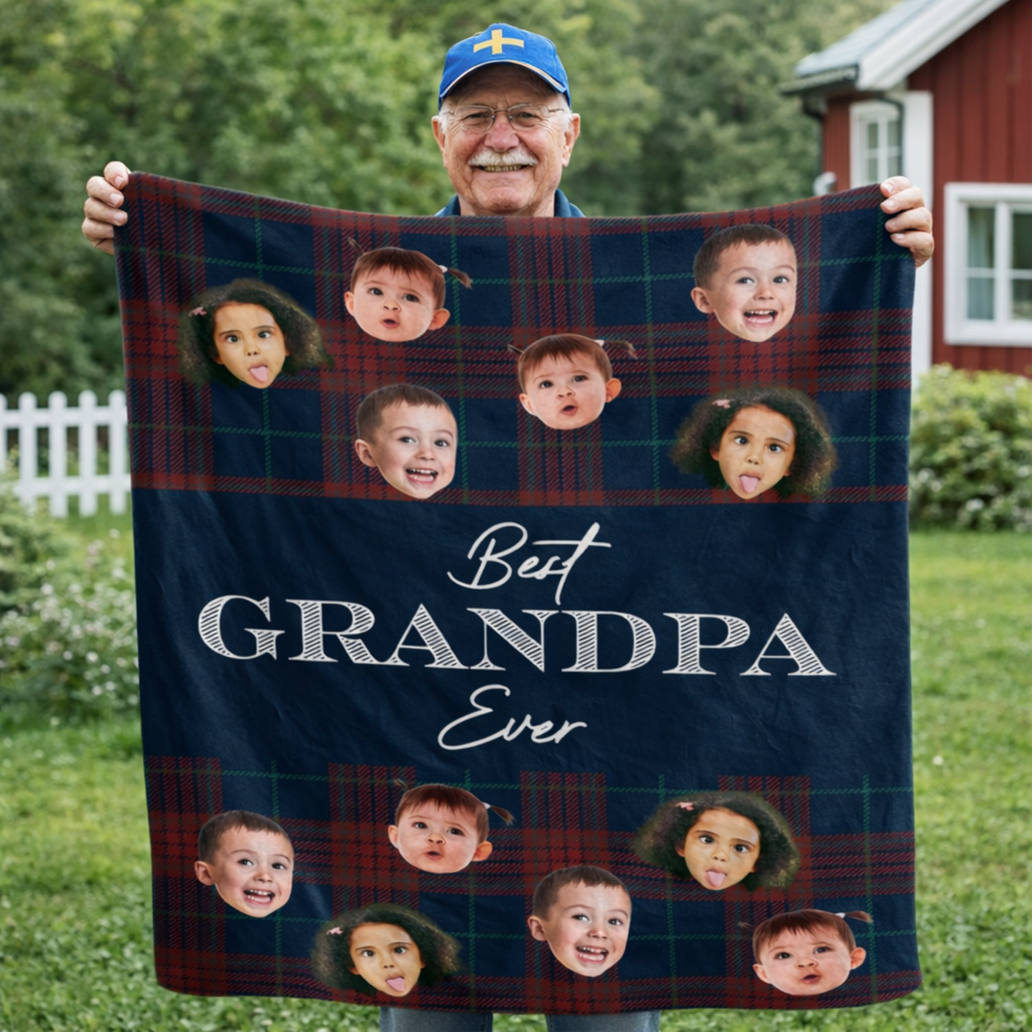 Personalisierte Decke – Bester Opa aller Zeiten