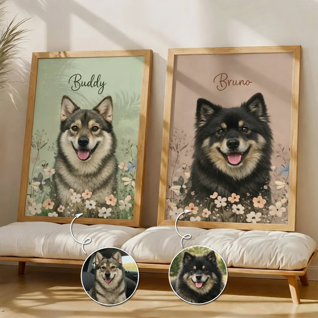 Personalisiertes Fotoposter – Geschenk für Tierliebhaber