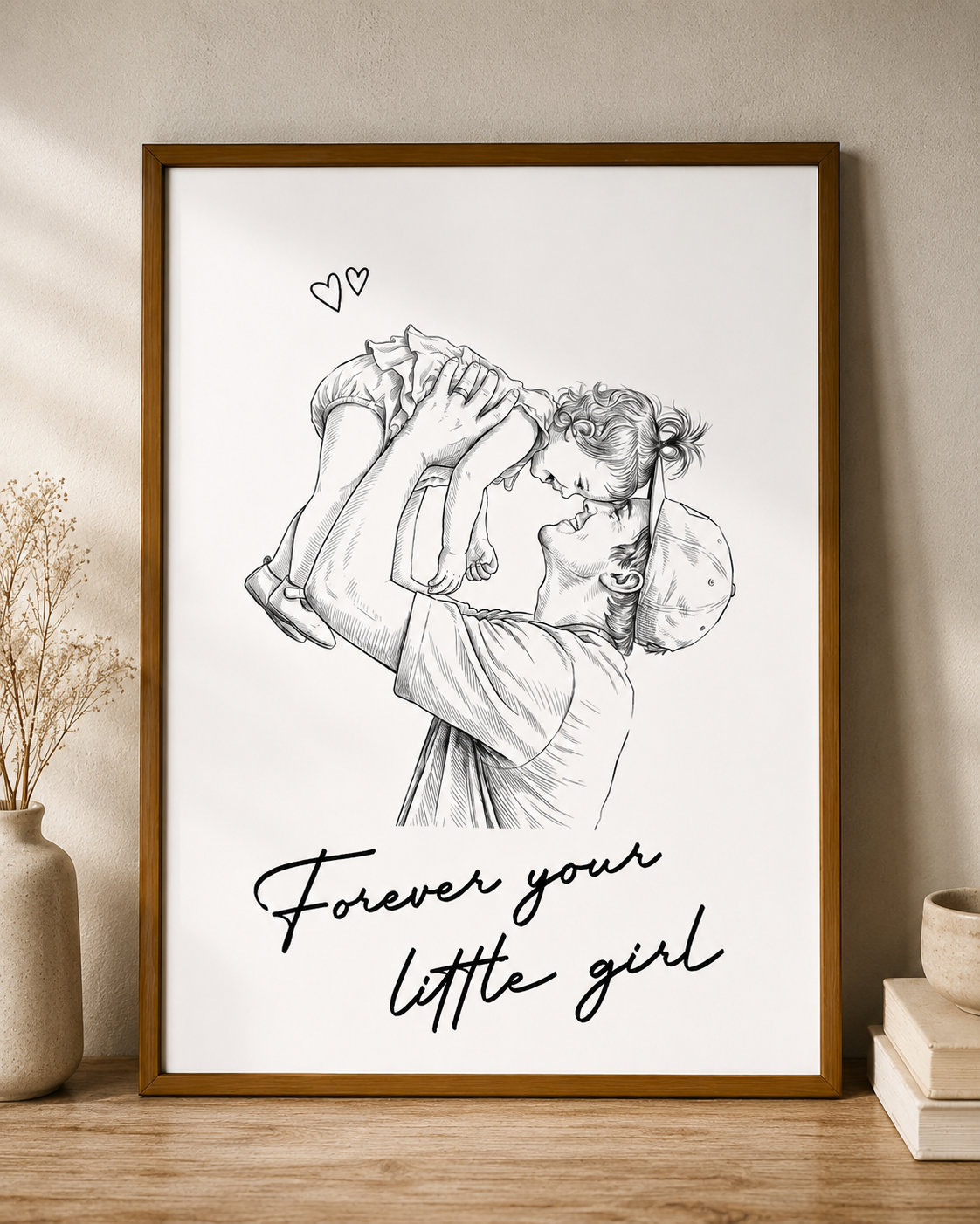 Personalisiertes Fotoposter – Geschenk für Papa und Ehemann