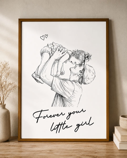 Personalisiertes Fotoposter – Geschenk für Papa und Ehemann