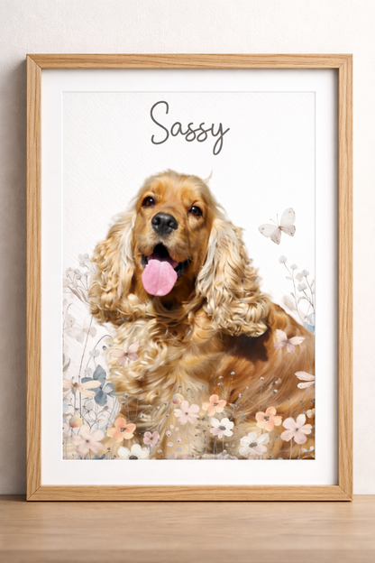 Personalisiertes Fotoposter – Geschenk für Tierliebhaber