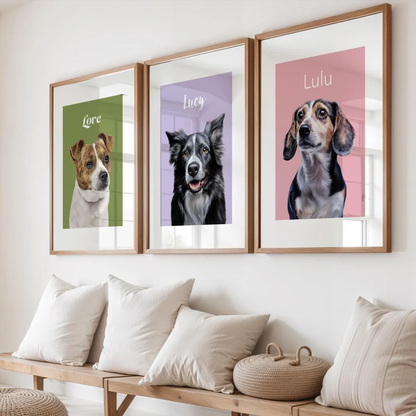 Personalisiertes Haustierposter – Einzigartige Geschenkidee