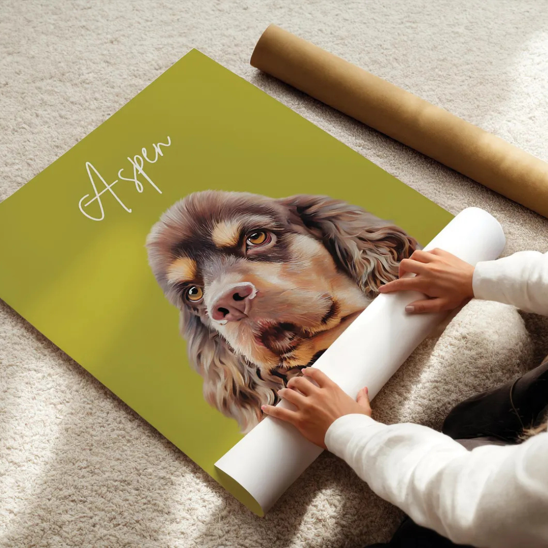 Personalisiertes Haustierposter – Einzigartige Geschenkidee